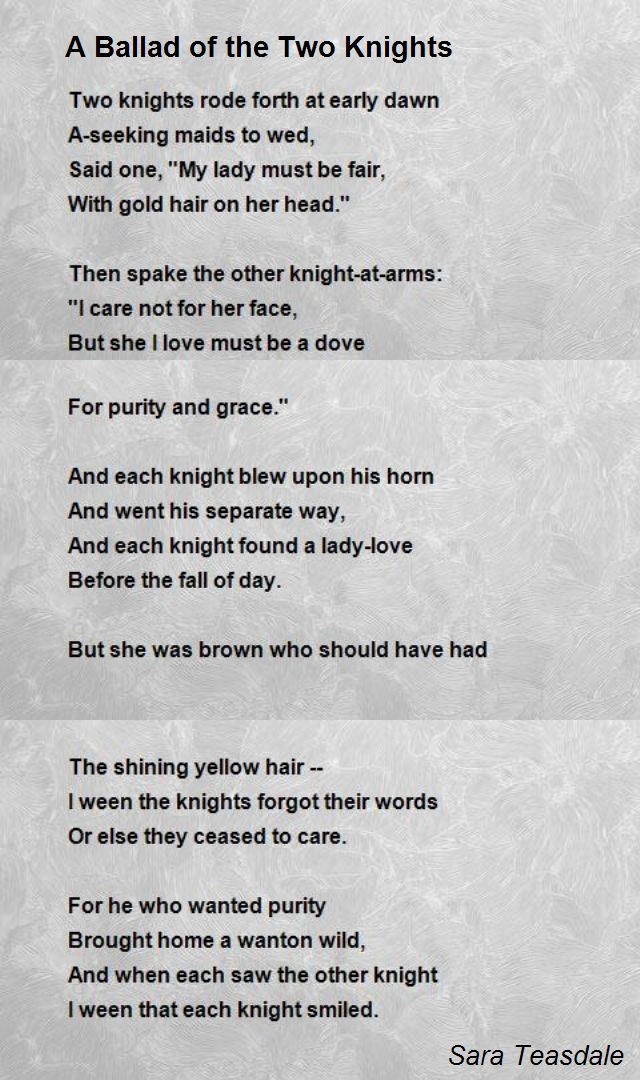 Ballads of the Knight