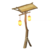 Lampadario a candela a due livelli
