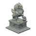 Statue de lion de pierre : la connaissance