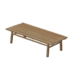 Longue table en pin