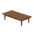 Longue table en pin