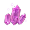 Piece of magic crystal