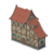 Maison de Mondstadt avec grenier en surplomb