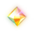 Fragmento de diamante brillante