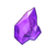 Fragment de diamant brillant