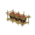Scaffale per pergamene in cedro rosso